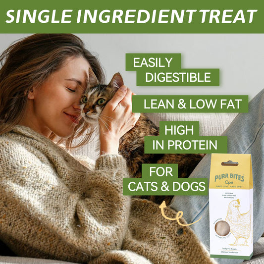 OPET Freeze Dried Pet Food, Freeze Dried Chicken Breast Whole Fillet, 40g