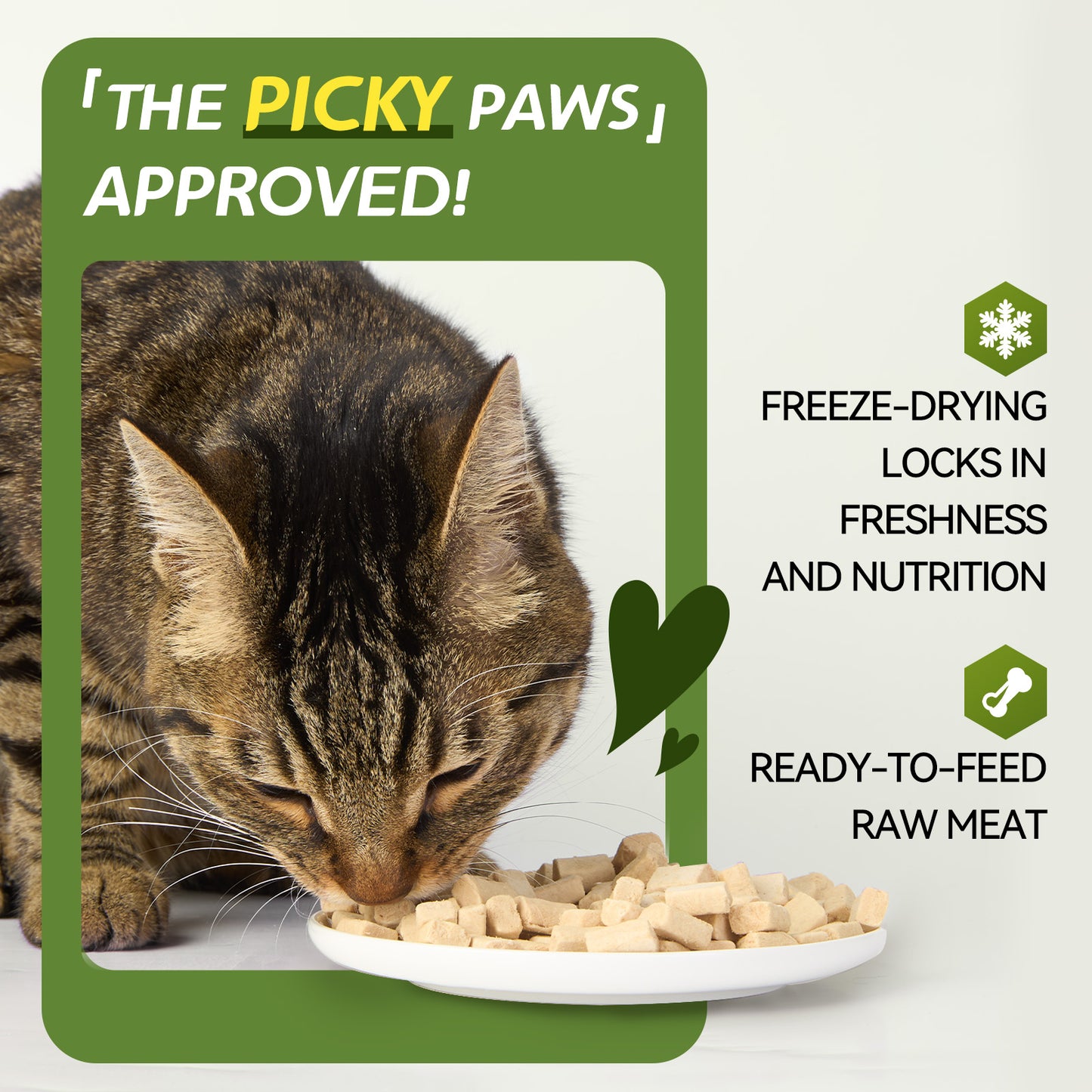 OPET Freeze Dried Pet Food for Cats & Dogs, Freezed Dried Chicken and Rabbit, 283g (10 oz))
