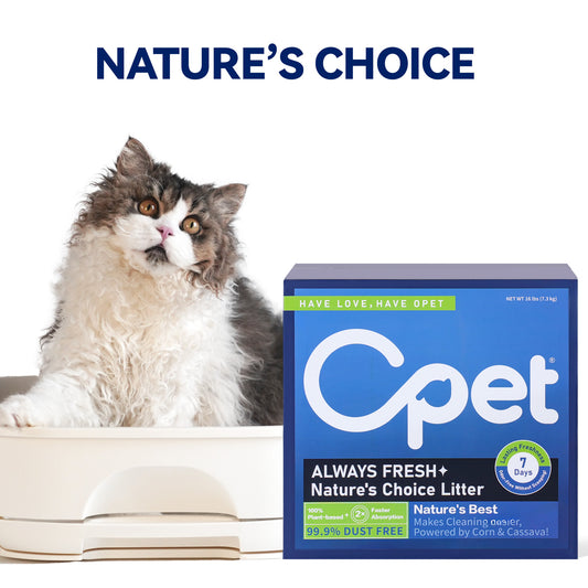 Corn & Cassava Cat Litter 16LB x 2