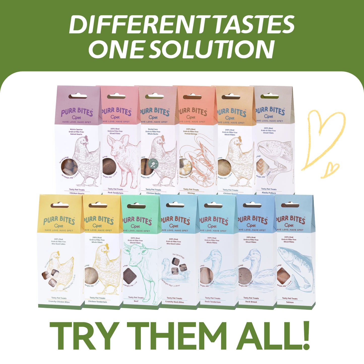 OPET Freeze Dried Pet Food, Freeze Dried Chicken Cubes, 50g