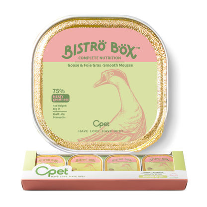 OPET Premium Pate & Smooth Mousse Bistro Box for Cats 40g*4