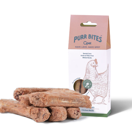 OPET Freeze Dried Pet Food, Freeze Dried Chicken Neck, 40g