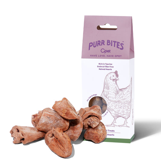 OPET Freeze Dried Pet Food, Freeze Dried Chicken Heart, 40g