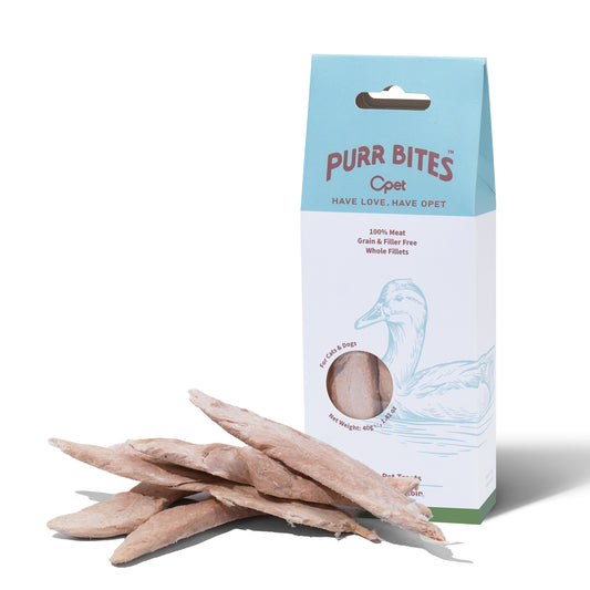 OPET Freeze Dried Pet Food, Freeze Dried Duck Whole Fillet, 40g