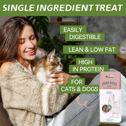 OPET Freeze Dried Pet Food, Freeze Dried Chicken Neck, 40g