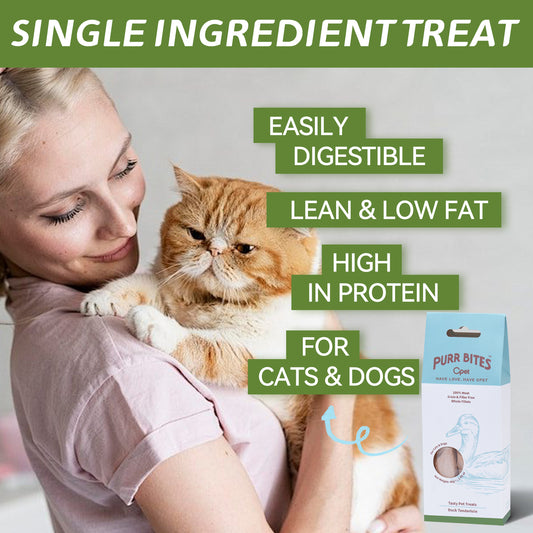 OPET Freeze Dried Pet Food, Freeze Dried Duck Whole Fillet, 40g