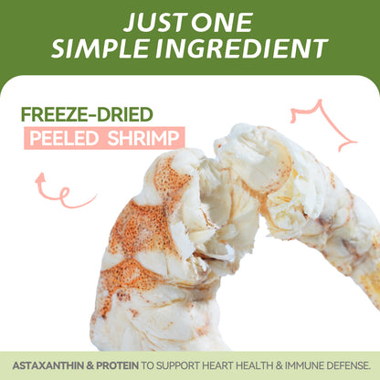 OPET Freeze Dried Pet Food, Freeze Dried Shrimp, 12g