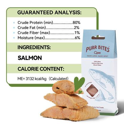 OPET Freeze Dried Pet Food, Freeze Dried Salmon, 40g