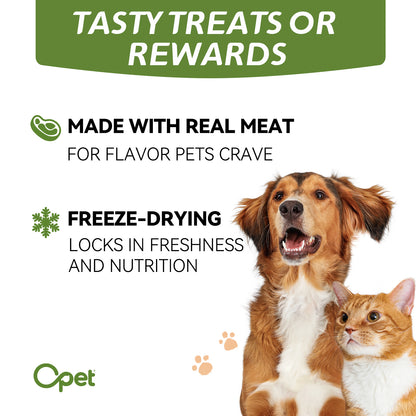 OPET Freeze Dried Pet Food, Freeze Dried Chicken Breast Sliced Fillet, 42g