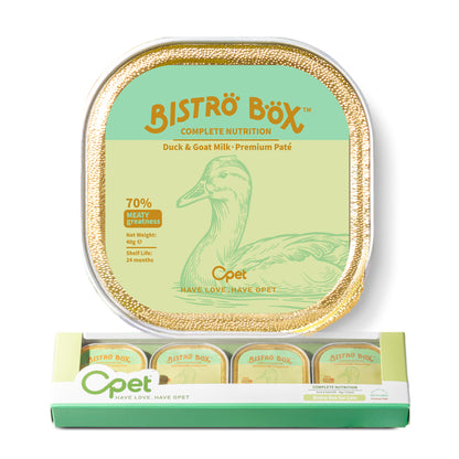 OPET Premium Pate & Smooth Mousse Bistro Box for Cats 40g*4
