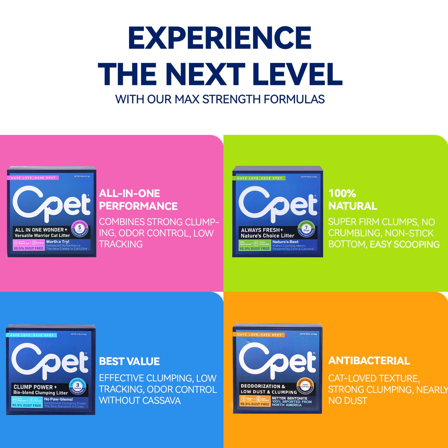 Corn & Cassava Cat Litter 16LB x 1 Box (7.3KG)